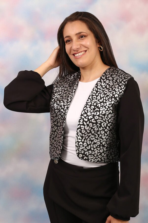 Chaqueta Corta Print Johana Fashion foto 1